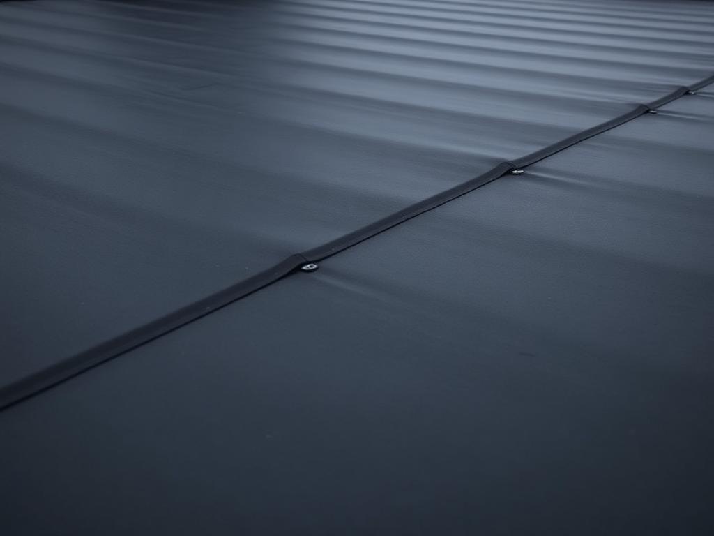 Flat roof installation